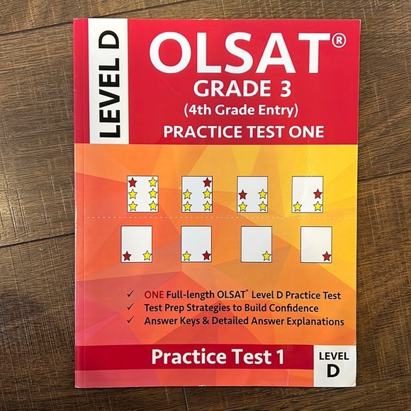 1 Practice Test for the Olsat Grade 3 (4th Grade Entry) Level D: Gifted - Picture 3 of 6